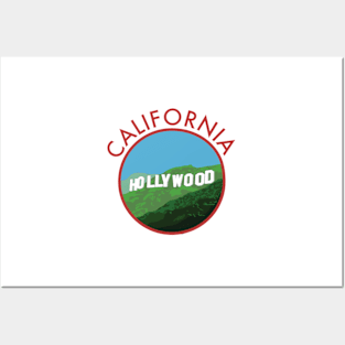 California Hollywood Badge Posters and Art